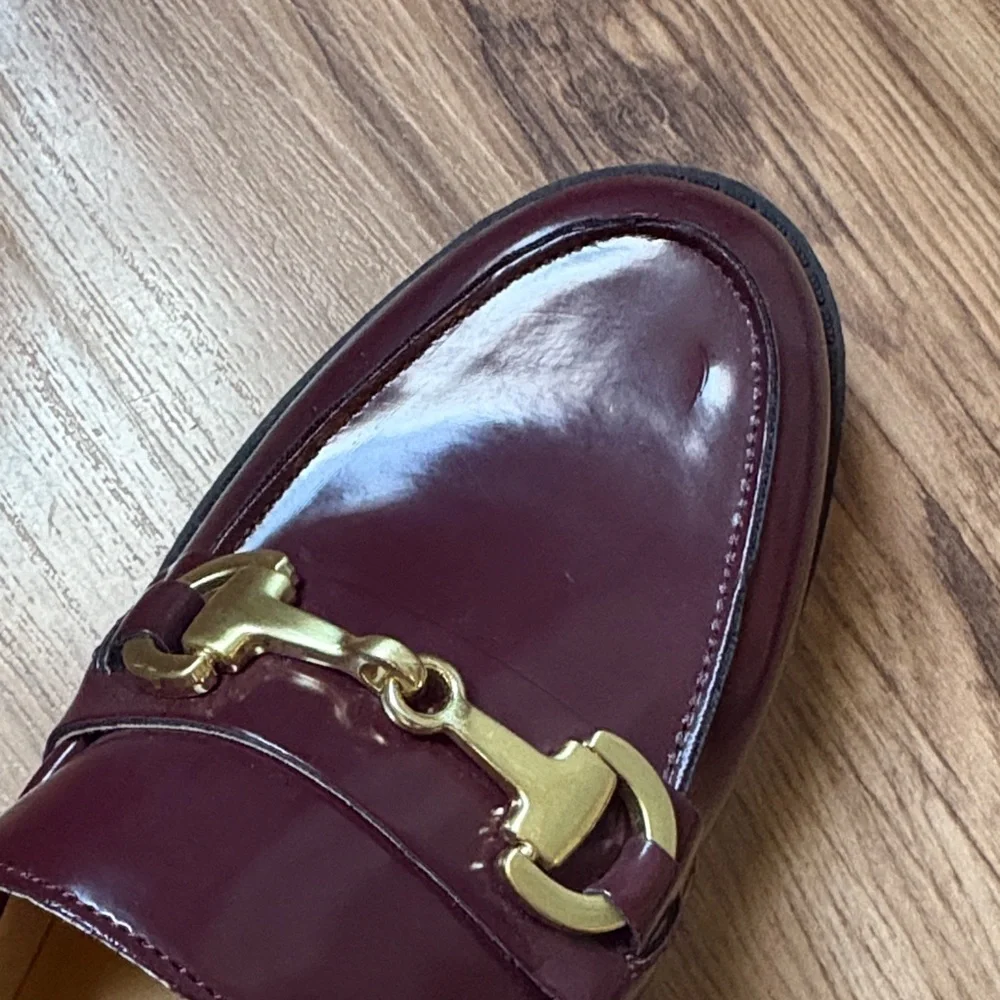 Nine West Newdale Slip-On Loafers with Gold Accent - Picture 8 of 8